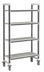 Thumbnail image #1 for Cambro Camshelving Elements XTRA High Density 4-Shelf Mobile Starter Unit, 21 x 60 x 78-1/4 Inches, Vented Shelves, Speckled Gray