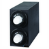 Thumbnail image #1 for Sentry In-Counter Beverage Dispenser Cabinet with 2 Cup Dispensers, Black Polystyrene