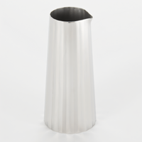 American Metalcraft Evolution Stainless Steel 6 Oz. Crimped Creamer
