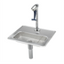 Thumbnail image #1 for Drop-In Water Station with 10-1/2 Inch Stainless Steel Drip Pan and Push-Back Glass Filler