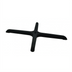 Thumbnail image #1 for 30 x 30 Inch Cross-Shaped Metal Table Base, Black, for 3-Inch Column