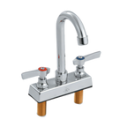 Thumbnail image #1 for Vollrath 2612 Deck-Mounted Gooseneck Bar Faucet, 4-Inch Centers, 7.5-Inch High for Drop-In Sinks