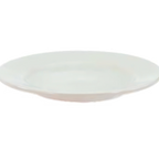 Thumbnail image #2 for Crestware Alpine White AL46 Ceramic Plate, 10-3/8" Round, Narrow Rim, Vitrified, Oven/Microwave Safe
