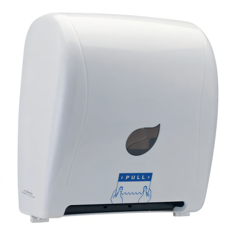 Product image #1 for Pur-Clean Auto-Cut Wall-Mount Roll Towel Dispenser for 7-7/8 Inch Rolls, White