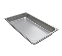 NestWell Full Size Solid Stainless Steel Steam Table Pan, 2-1/2 Inch Deep, 24 Gauge, Anti-Jamming