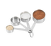 Thumbnail image #1 for Vollrath Four-Piece Straight-Sided Measuring Spoon Set, 18/8 Stainless Steel