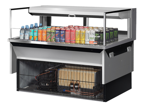 Product image #1 for Turbo Air Drop-In Low Profile Horizontal Open Refrigerated Display Case, 6.3 Cu. Ft., Deck Only
