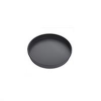 American Metalcraft EZ-Release 6 Inch Round Self-Stacking Deep Dish Straight-Sided Solid Aluminum Pizza Pan
