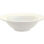 Thumbnail image #2 for Crestware Alpine White AL35 Ceramic Rim Pasta Bowl, 14 oz, 7-1/2", Vitrified, Oven & Microwave Safe Case of 3