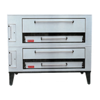 Thumbnail image #1 for Marsal (Middleby) SD-1060/SD-660 Stacked Gas Deck Pizza Oven, 2 Decks, 36 x 60 Inch Chambers, 2-Inch Brick Decks