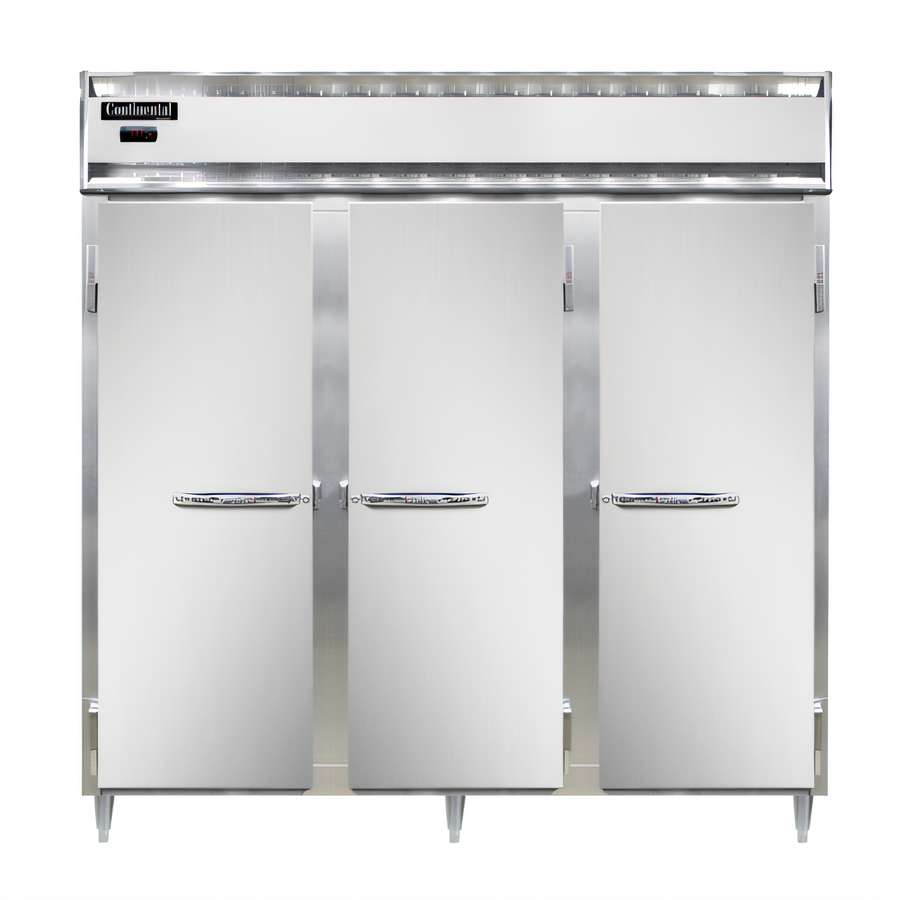 Product image #1 for Continental Refrigerator DL3W Three-Section Reach-In Heated Holding Cabinet