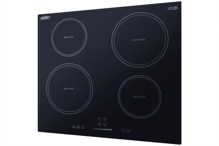 Product image #1 for Summit Commercial 24-Inch 4-Burner Drop-In Induction Cooktop with Digital Touch Controls, Black