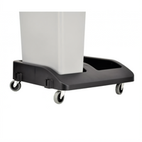 Omcan Double Trash Can Dolly for Rectangular 20 Gallon Recycling Container