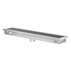 Thumbnail image #1 for Koolmore KM-FTG-1242 42-Inch x 12-Inch 304 Stainless Steel Commercial Floor Trough Drain with Subway-Style Grates