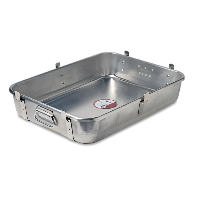 Product image #1 for Wear-Ever Heavy-Duty Aluminum Roasting Pan Bottom with Straps, 29.5 Qt
