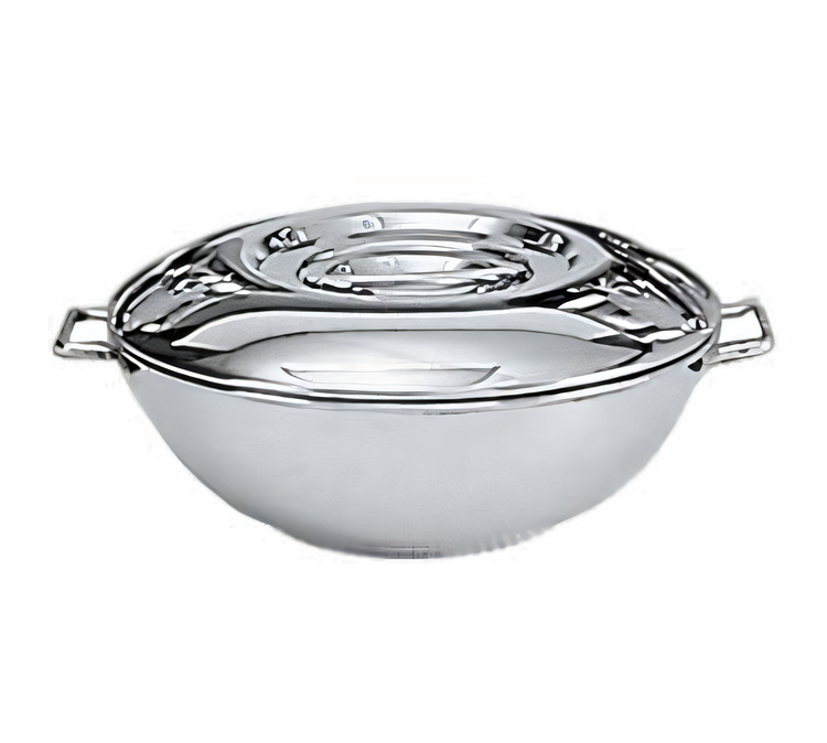 Product image #1 for Admiral Craft Deluxe Stainless Steel Casserole Tureen, 46 oz., with Recessed Cover