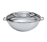 Admiral Craft Deluxe Stainless Steel Casserole Tureen, 46 oz., with Recessed Cover