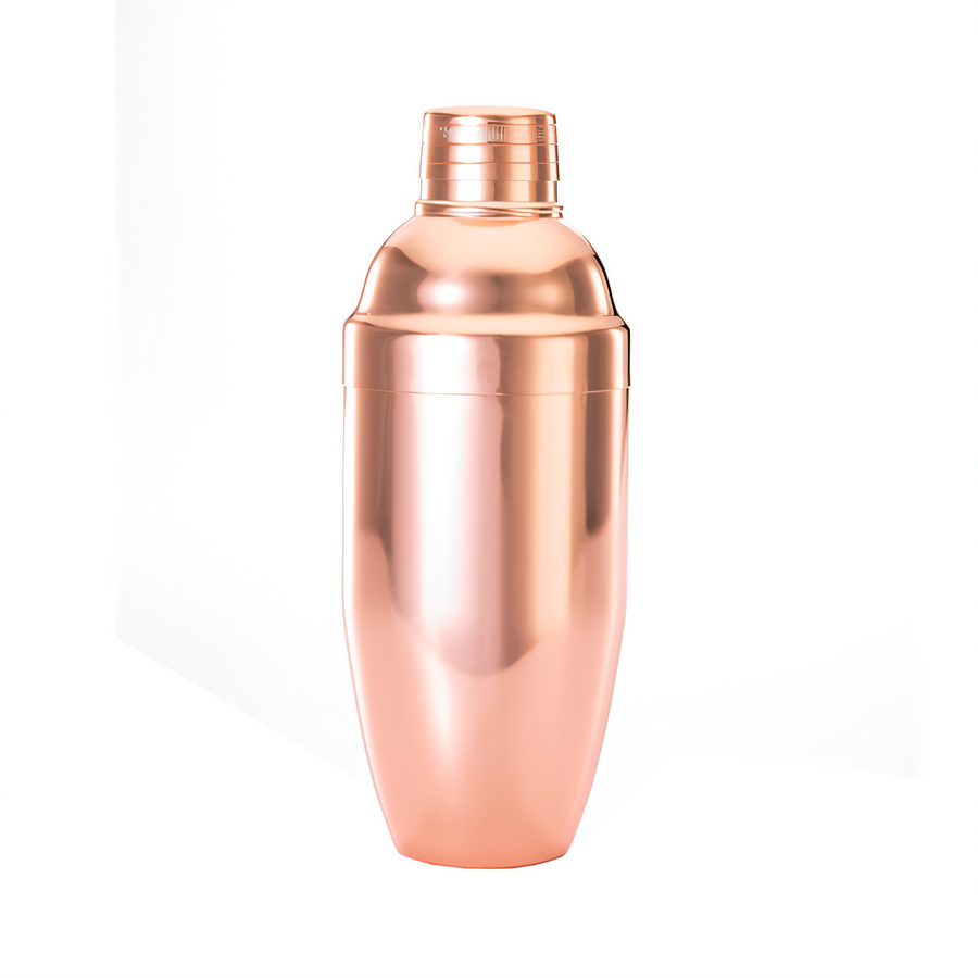 Product image #1 for Barfly 24 oz 3-Piece Japanese Cocktail Shaker with Copper-Plated Finish and 18/8 Stainless Steel Core