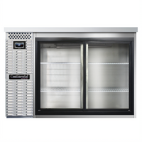 Continental Refrigerator BB50NSSSGD 50-Inch Front Breathing Back Bar Cooler with Sliding Glass Doors