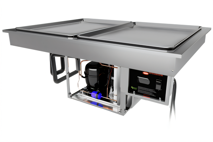 Product image #1 for Hatco FTBP-2 39-Inch Drop-In R-290 Frost Top for 2 Full-Size Sheet Pans