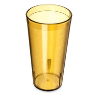 Carlisle Stackable 20 oz Amber SAN Plastic Tumbler