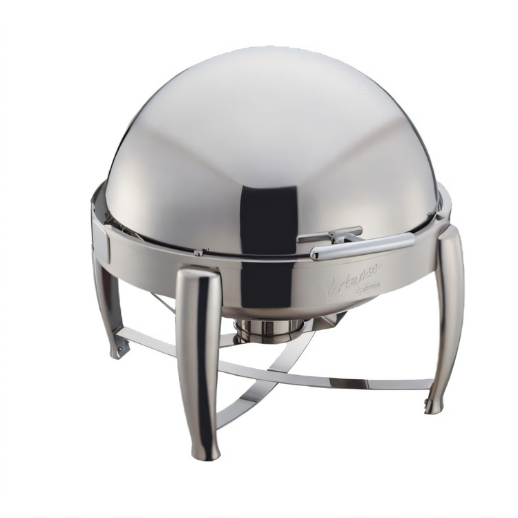 Product image #1 for Winco Virtuoso 6 Qt. Round Roll-Top Stackable Chafer