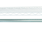 Thumbnail image #1 for Quantum GR36 Commercial Shelving Hang Bar, 36"W, Chrome-Plated Finish