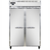 Thumbnail image #1 for Continental Refrigerator 2FNSA Two-Section Reach-In Freezer with Full-Height Solid Doors