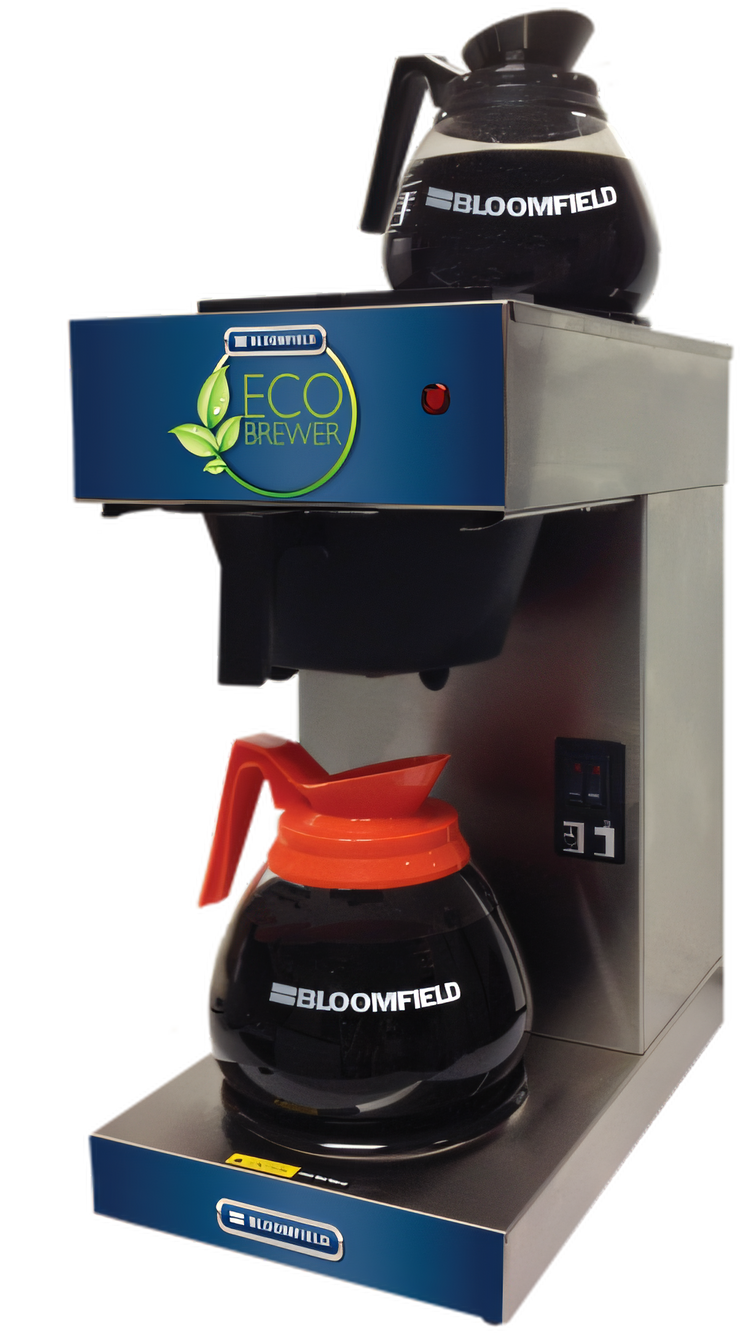 Product image #1 for Bloomfield ECO 4543-D2 Manual-Fill Decanter-Style Drip Coffee Brewer with 2 Warmers, 120V