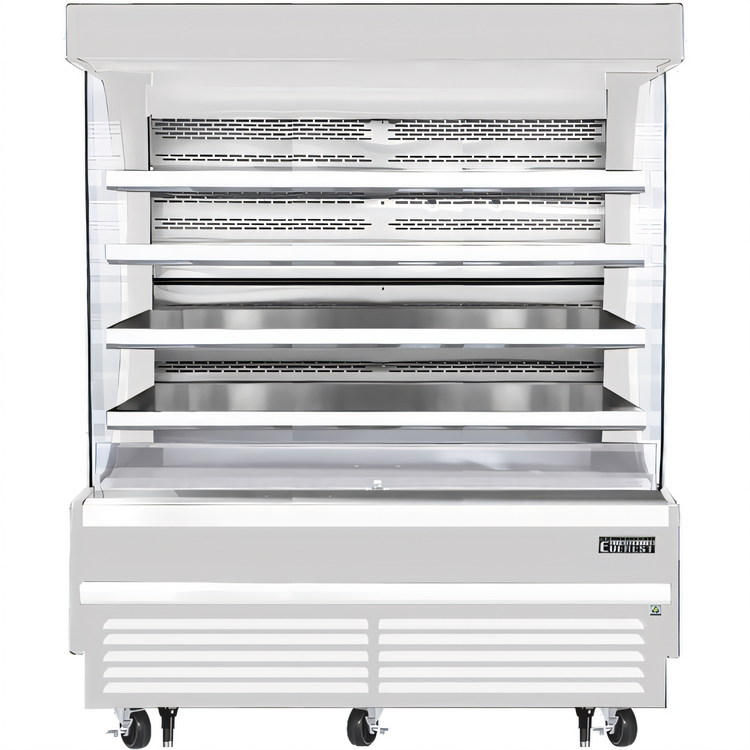 Product image #1 for Everest Refrigeration Vertical Open-Air Cooler Merchandiser, 73-1/4 Inch Wide, 37 Cu. Ft., Self-Contained Bottom Mount