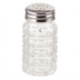 Thumbnail image #1 for Winco Classic 2 oz Glass Salt and Pepper Shaker with Stainless Steel Flat Top
