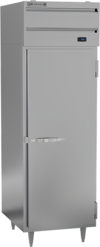 Beverage Air P Series One-Section Reach-In Freezer, 21.01 Cu. Ft., Solid Lockable Door, Top-Mounted Self-Contained Refrigeration