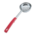 Thumbnail image #1 for Vollrath Spoodle 8 oz Perforated Portion Control Serving Spoon with Orange Grip 'N Serv Handle