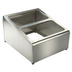 Thumbnail image #1 for Winco Stainless Steel Condiment Packet Holder, 16 x 13-1/2 x 9-1/4 in., 2 Compartments