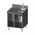 Thumbnail image #1 for CHOICE 24-Inch Stainless Steel Underbar Sink Cabinet with Left Drainboard
