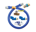 Thumbnail image #1 for Dormont Blue Hose 3/4-Inch Inside Diameter x 24-Inch Moveable Gas Connector Deluxe Kit