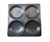 Thumbnail image #1 for Prática 4-Cavity Nonstick Egg Pan for Speed Ovens