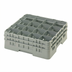 Thumbnail image #2 for Cambro Camrack Full Size 16-Compartment Glass Rack with 2 Soft Gray Extenders