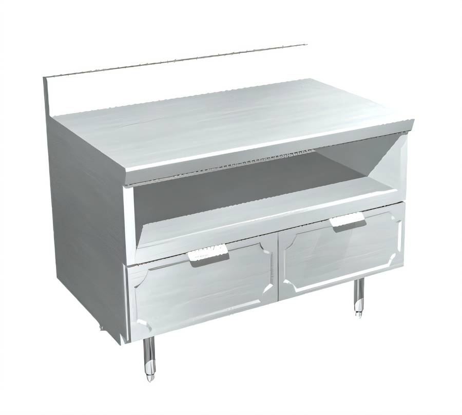 Product image #1 for La Rosa 48-Inch x 28-Inch Stainless Steel Utility Stand Dry-Drawer Base