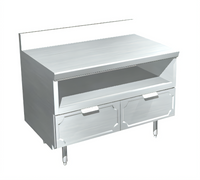 La Rosa 48-Inch x 28-Inch Stainless Steel Utility Stand Dry-Drawer Base