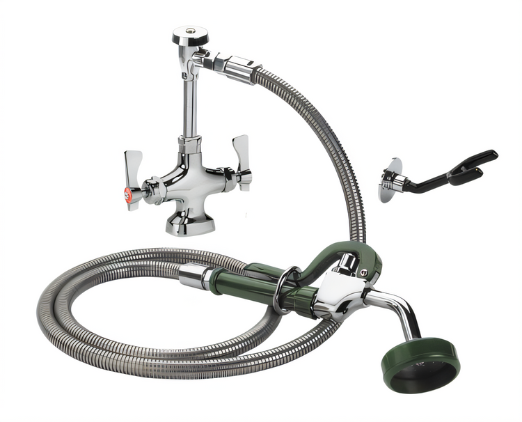 Product image #1 for Krowne Royal Series Deck Mount Utility Spray Assembly with 72-Inch Stainless Steel Hose