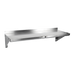 Thumbnail image #1 for John Boos Stallion Wall-Mounted Stainless Steel Shelf with Rear Up-Turn and Safety Edge, 72 x 16 Inches