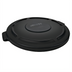 Thumbnail image #1 for Rubbermaid Commercial Executive BRUTE 32-Gallon Trash Can Lid with Built-In Handles, Black