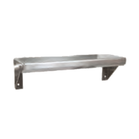 John Boos Wall-Mounted Stainless Steel Lavatory Shelf, 24 x 5 Inches