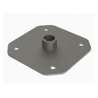 Thumbnail image #1 for Metro Super Erecta SABP14BR-4PK Seismic HCAI Base Plate Kit, 1-Post 4-Bolt, 4 Plates With Hardware