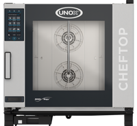 UNOX ChefTop MIND.Maps Plus Electric Countertop Combi Oven/Steam Oven, 6 Full-Size Sheet Pans