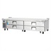 Thumbnail image #1 for Everest Refrigeration ECB96D4 Two-Section Four-Drawer Chef Base Refrigerator, 95-1/2-Inch Wide