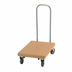 Thumbnail image #1 for Cambro Utility Platform Truck with Chrome Handle, 600 lb Capacity, Coffee Beige