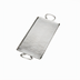 Thumbnail image #1 for American Metalcraft G21 Small Rectangular Stainless Steel Griddle Plate, 21-3/4 x 9 x 1-1/2 Inches, Hammered Finish