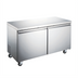 Thumbnail image #1 for Omcan Two-Section Reach-In Undercounter Freezer, 12 Cu. Ft., Stainless Steel, 115V